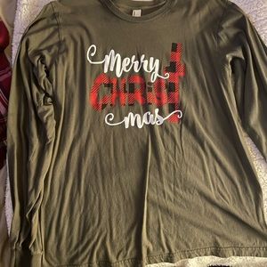 American Apparel long sleeved Christmas shirt